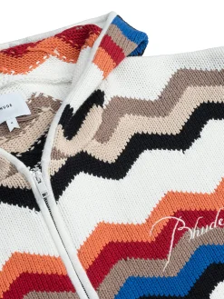 RHUDE CYRIL KNIT ZIP-UP