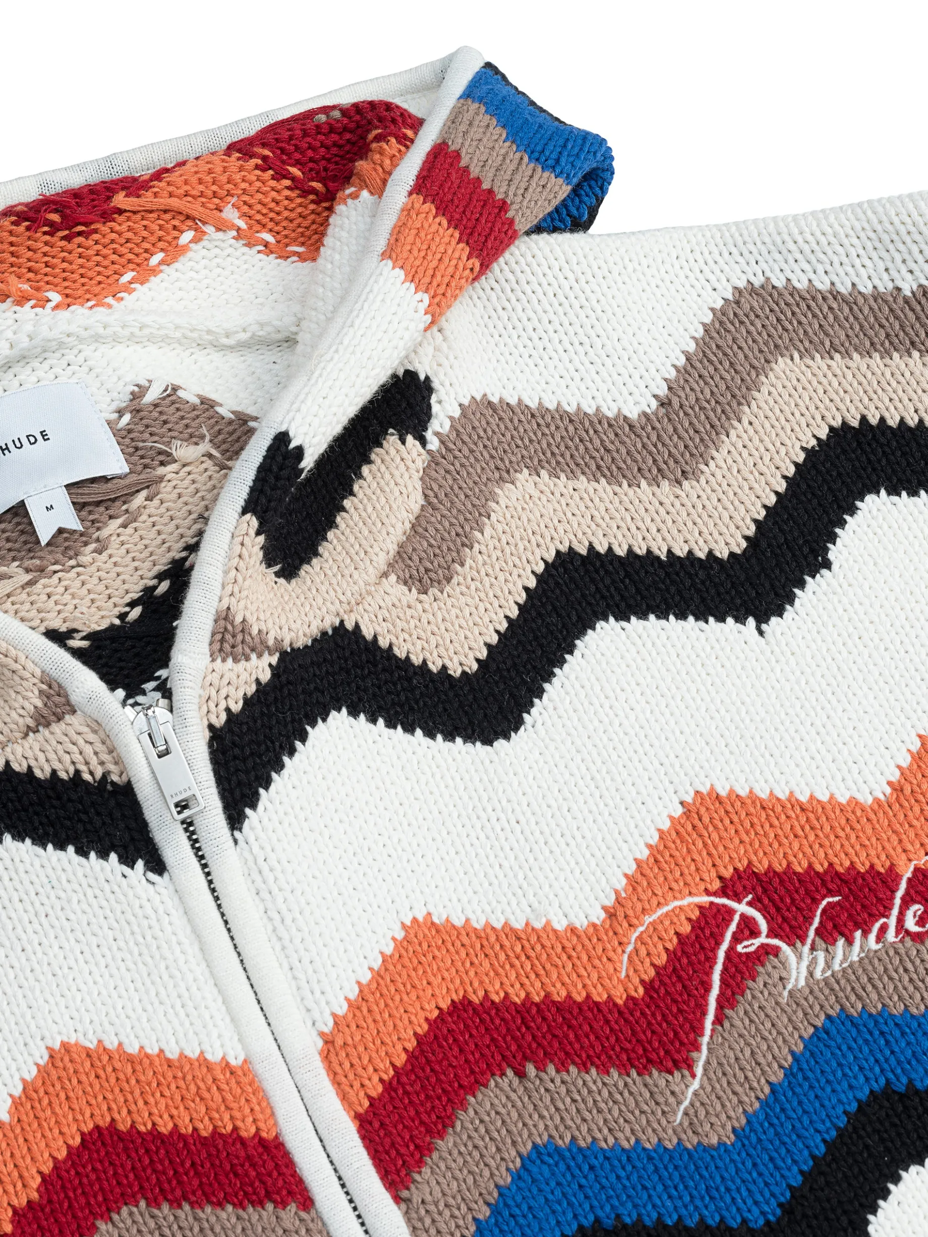 RHUDE CYRIL KNIT ZIP-UP