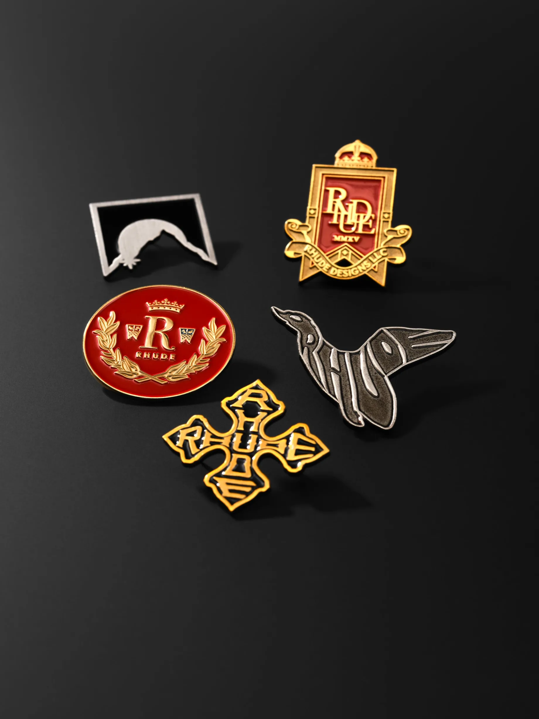 RHUDE ENAMEL PIN SET - HOLIDAY EDITION