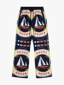 RHUDE FLAG SAIL SILK PANT