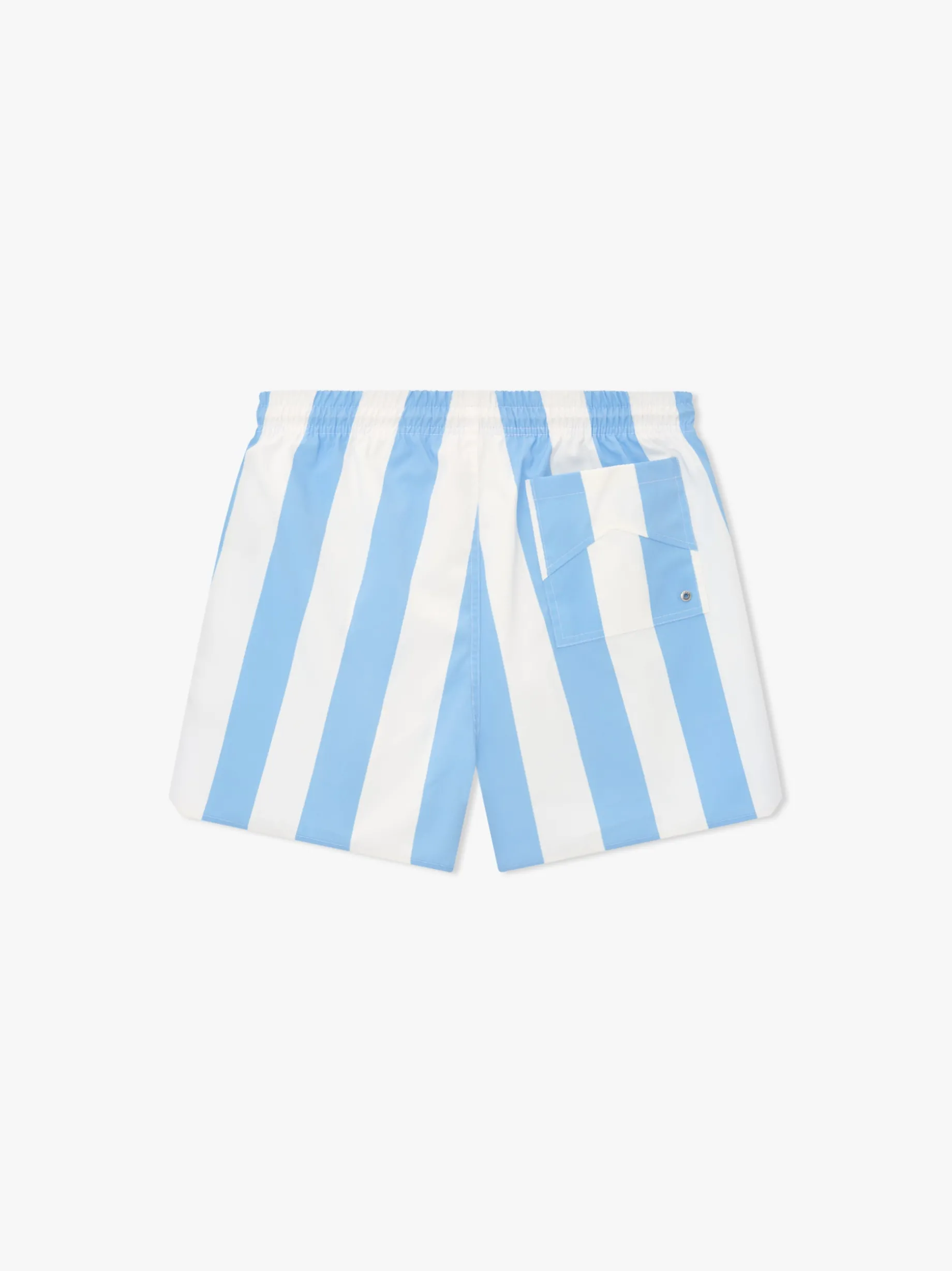 RHUDE LOGO STRIPED TRUNKS