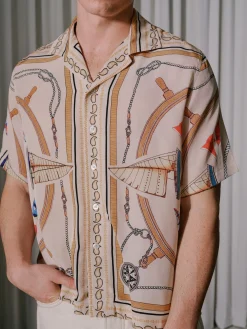 RHUDE NAUTICAL SILK SHIRT