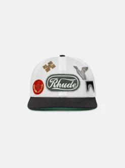 RHUDE PATCH MESH TRUCKER HAT