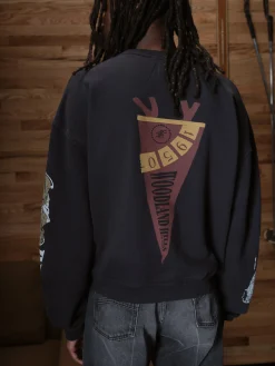 RHUDE PENNANT FLAG CREWNECK