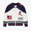 RHUDE ST. CROIX KNIT ZIP-UP