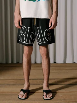 RHUDE ST.TROPEZ CREST LOGO SHORT