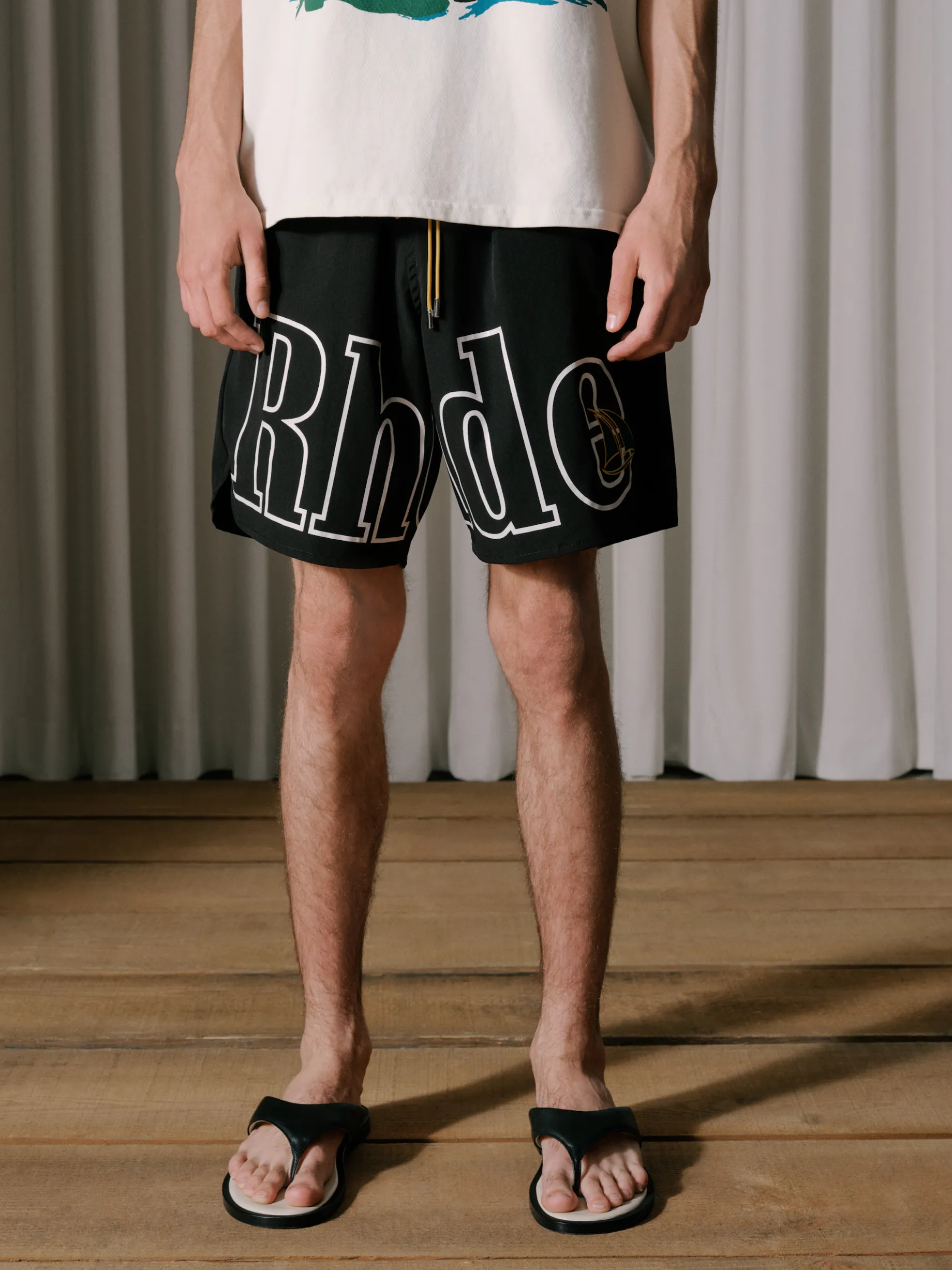 RHUDE ST.TROPEZ CREST LOGO SHORT