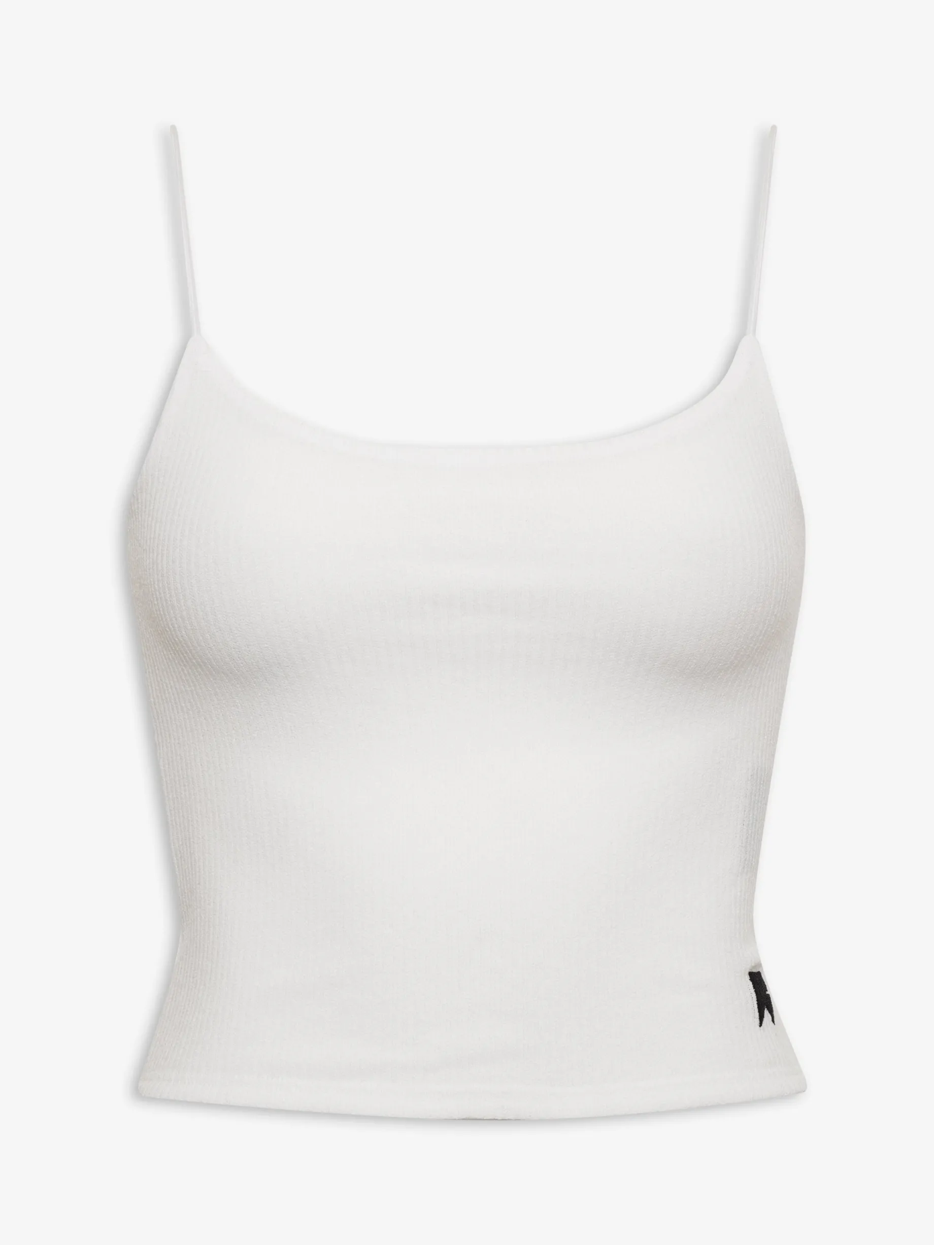 SHEER RIB KNIT TANKTOP