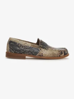 SNAKESKIN SLIP ON LOAFER