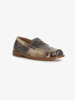SNAKESKIN SLIP ON LOAFER