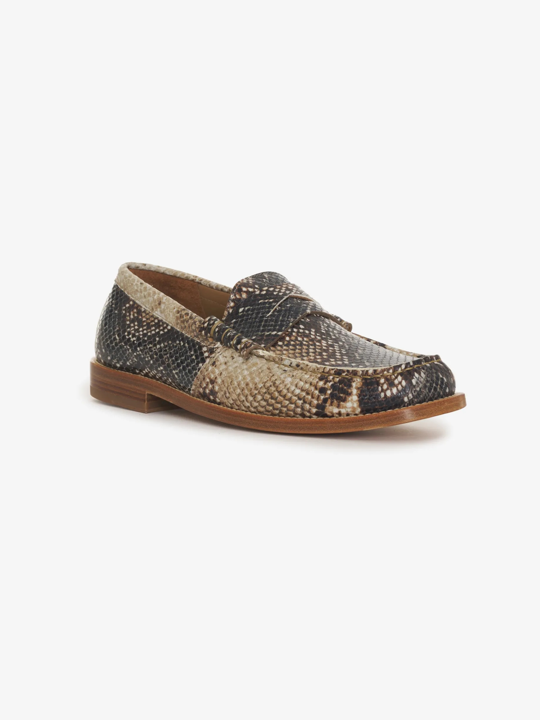 SNAKESKIN SLIP ON LOAFER