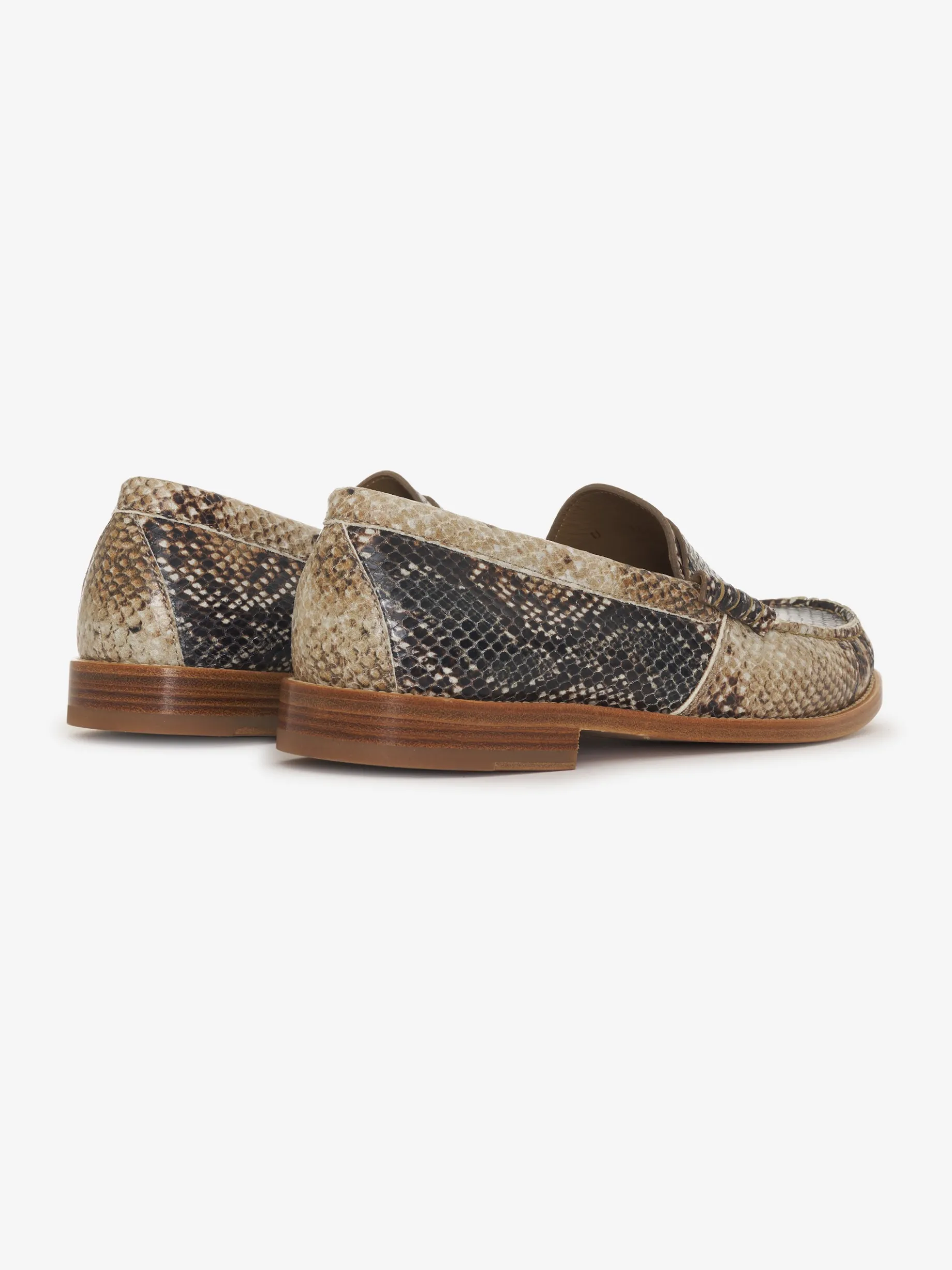 SNAKESKIN SLIP ON LOAFER