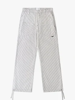 STRIPED FRONT POCKET PANT