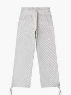 STRIPED FRONT POCKET PANT