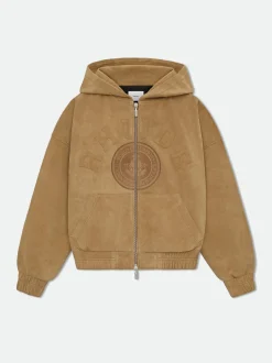 SUEDE RHUDE CREST HOODIE