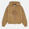 SUEDE RHUDE CREST HOODIE