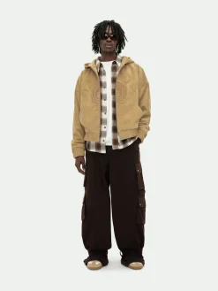 SUEDE RHUDE CREST HOODIE