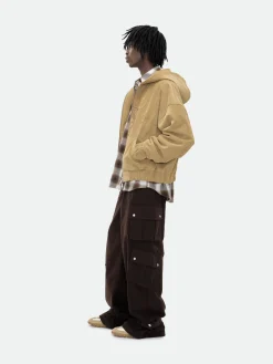 SUEDE RHUDE CREST HOODIE