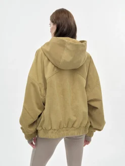 SUEDE RHUDE CREST HOODIE