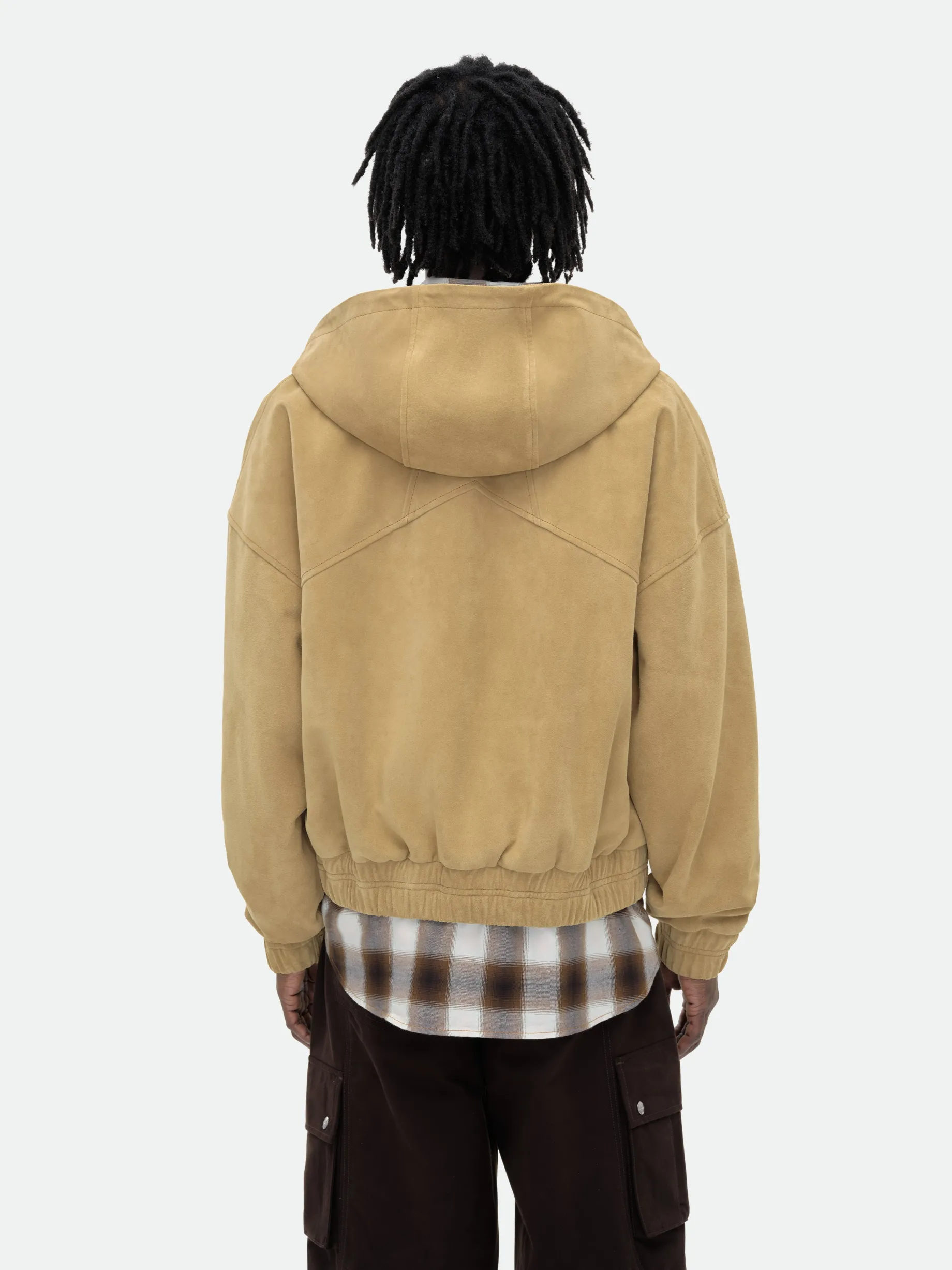 SUEDE RHUDE CREST HOODIE