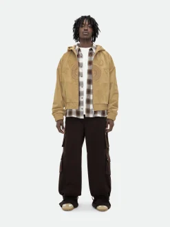 SUEDE RHUDE CREST HOODIE
