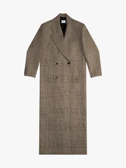 WOOL HOUNDSTOOTH COAT