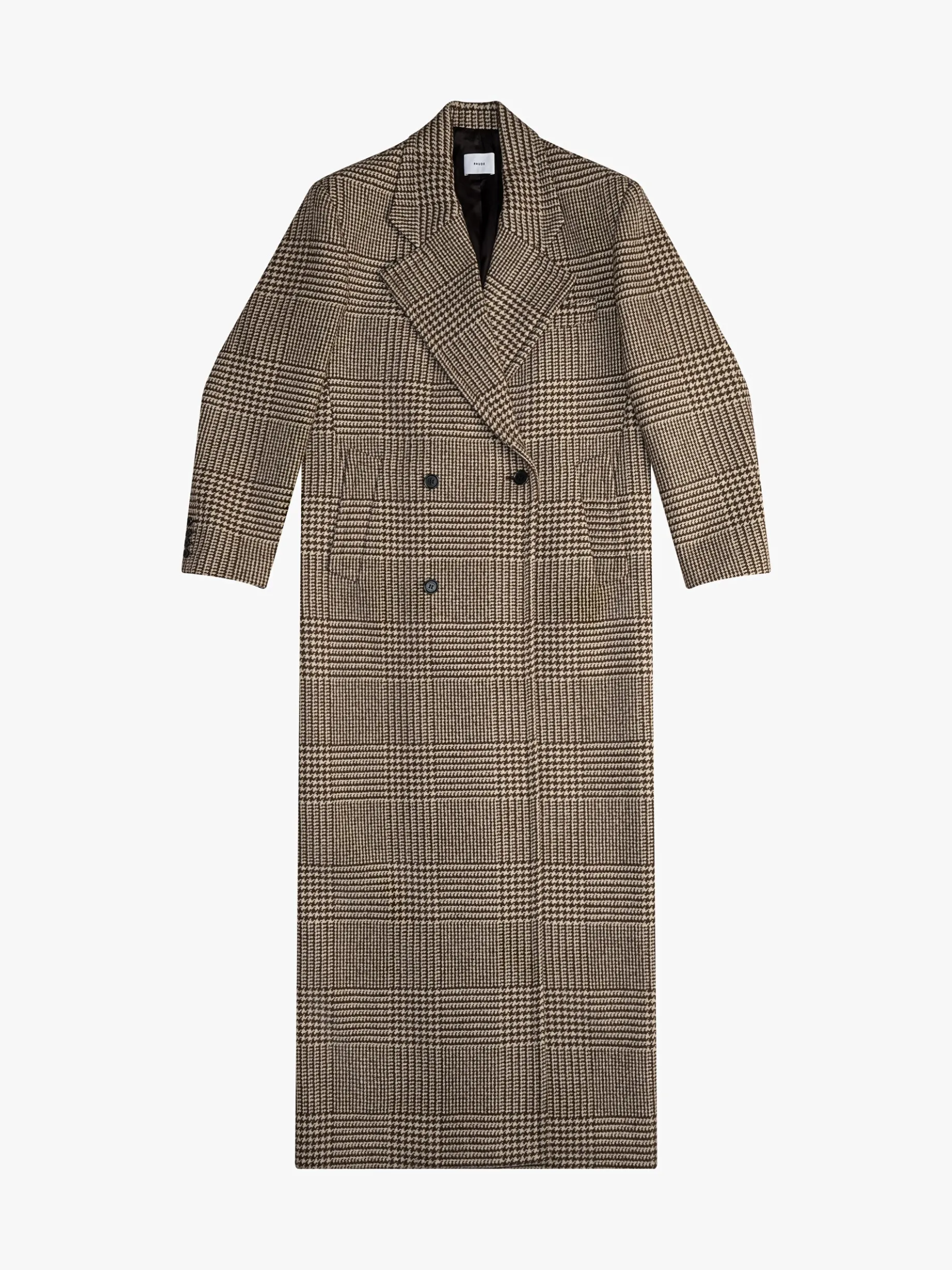 WOOL HOUNDSTOOTH COAT