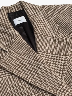 WOOL HOUNDSTOOTH COAT