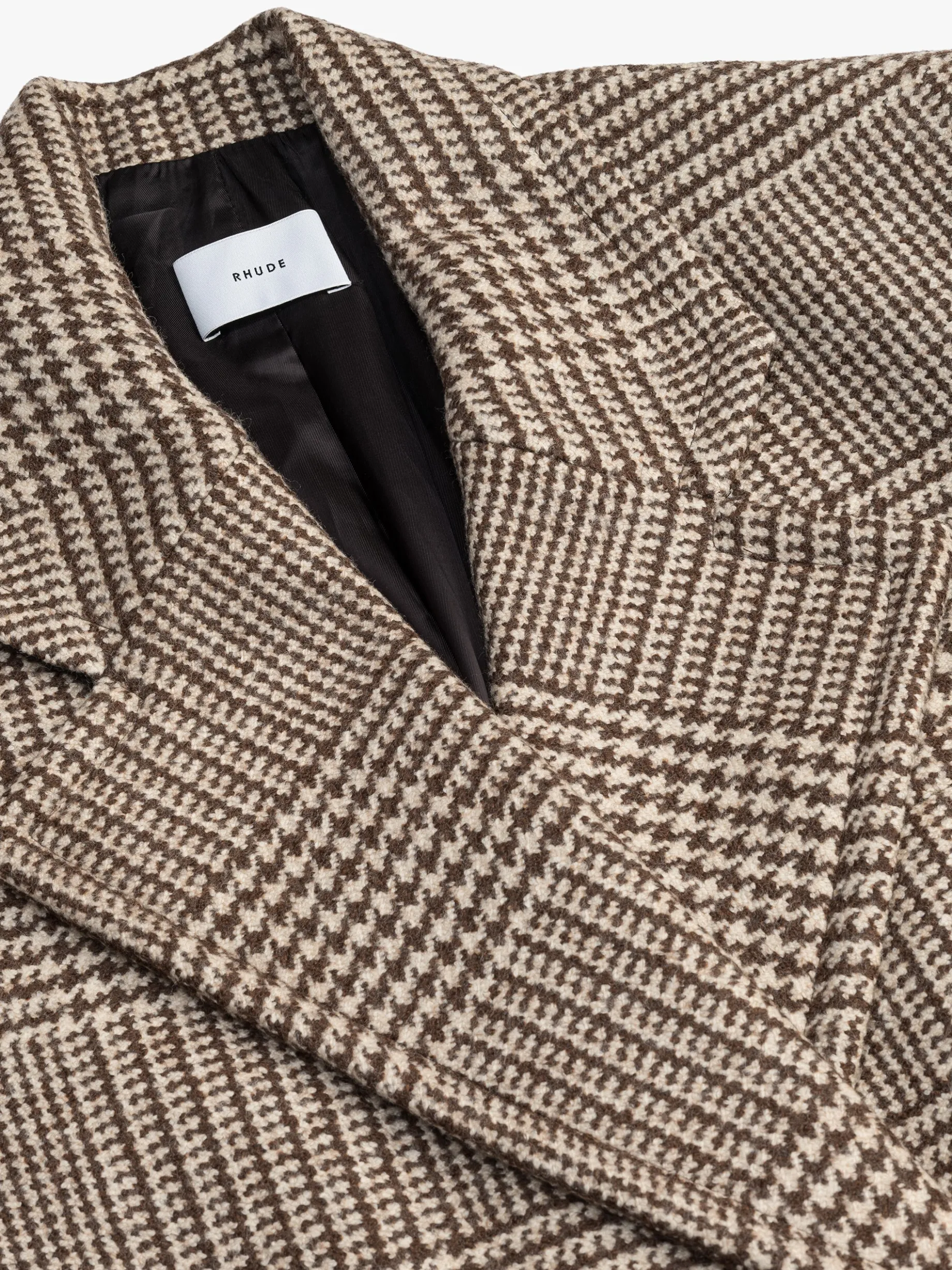 WOOL HOUNDSTOOTH COAT