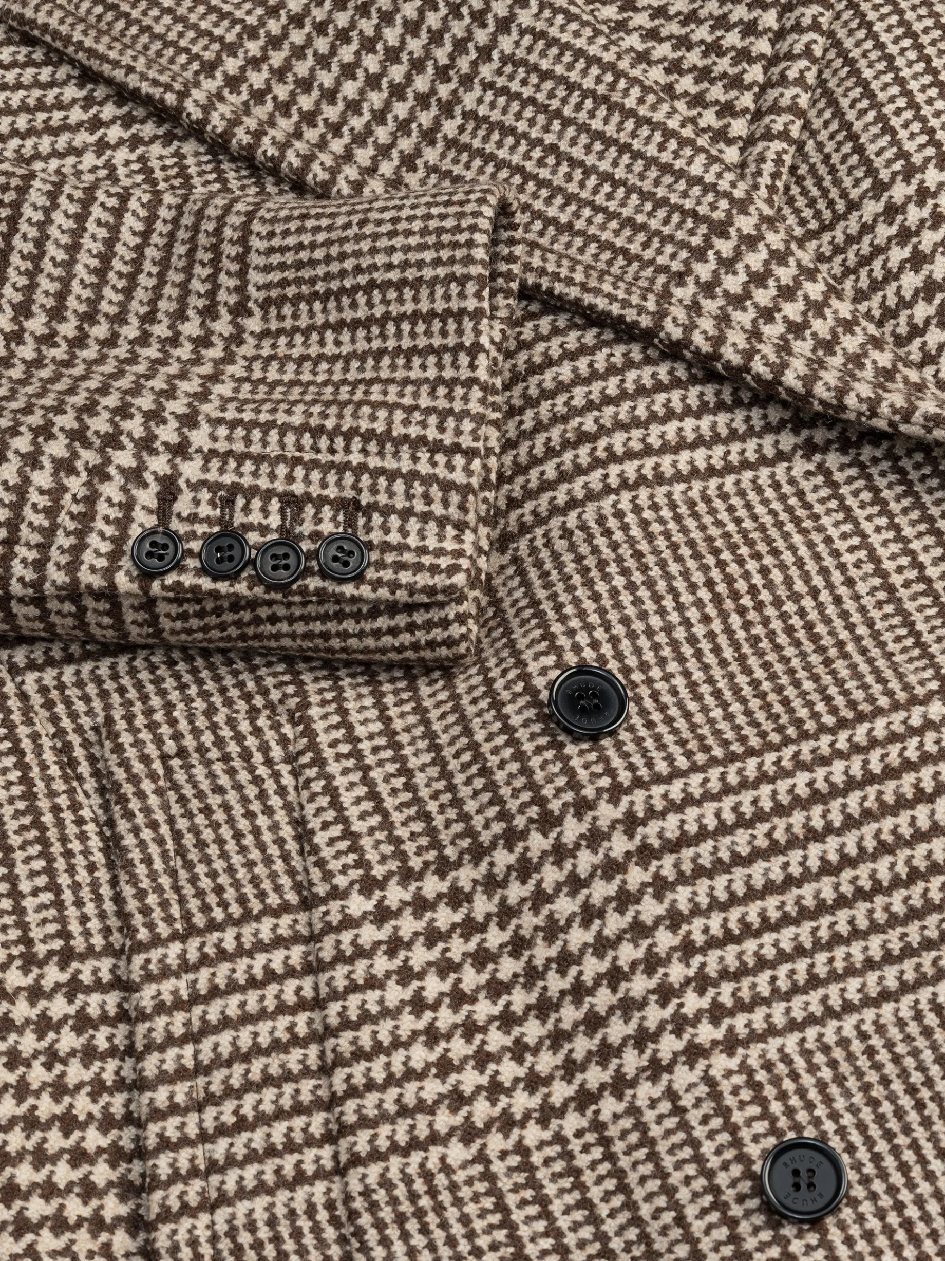 WOOL HOUNDSTOOTH COAT